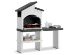 Palazzetti Ravello – Holz-Grillkamin aus Beton – Grillrost 68×40 cm – Bild 4