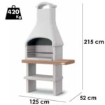 Palazzetti Rimini – Grillkamin aus Beton – Grillfläche 68×40 cm