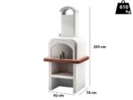Palazzetti Stefy – Holzbackofen für den Außenbereich – Backraum 52×51 cm