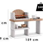 Palazzetti Vasto – Grillkamin – für Holz und Holzkohle