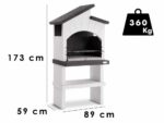 Palazzetti Vieste – Grillkamin – für Holz und Holzkohle