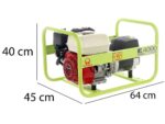 Pramac E 4000 – Benzin Stromerzeuger 3 kW – Dauerleistung 2.6 kW – 230V