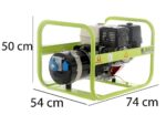 Pramac E 8000 – Benzin Stromerzeuger 6.4 kW – Dauerleistung 5.4 kW – 230V