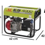 Pramac ES4000 – Stromgenerator 3,1 kW – Dauerleistung 2,6 kW Einphasig