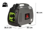 Pramac PMi2500 – Tragbarer leiser Inverter-Stromgenerator 2,3 kW – Dauerleistung 2 kW Einphasig