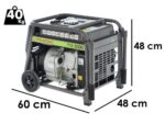 Pramac PMI3000 – Inverter-Stromerzeuger mit Rädern 3 kW – Dauerleistung 2.8 kW – 230V