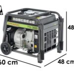 Pramac PMI3000 – Inverter-Stromerzeuger mit Rädern 3 kW – Dauerleistung 2.8 kW – 230V