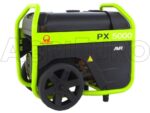 Pramac PX 5000 – Benzin-Stromerzeuger mit Rädern und AVR-Regelung und Elektrostarter – Dauerleistung 3.8 kW – 230V – Bild 4
