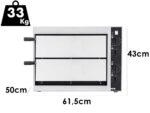 Prismafood SMALL BASIC 2/40 – Pizzaofen – 2400 W