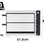 Prismafood SMALL BASIC 2/40 – Pizzaofen – 2400 W