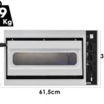 Prismafood SMALL BASIC ALTO 1/40 VETRO 2T – Pizzaofen – 2 Thermostate