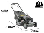 Rasenmäher mit Antrieb Marina Systems HR 46 SH – 4IN1 – Honda-Motor GCVx 170