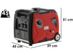 Rato R3000iE-R – Inverter-Stromerzeuger mit Trolley 3.5 kW – Dauerleistung 3.2 kW – 230V
