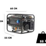 Rato R5500 AVR – Benzin-Stromerzeuger mit AVR-Regelung 5.5 kW – Dauerleistung 5 kW – 230V