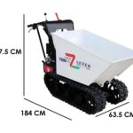 Raumpendumper Seven Italy T500HD GX-E – Hydraulische Dumper-Mulde – Tragfähigkeit 500 kg