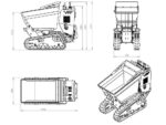 Raupendumper AgriEuro Top-Line RAPTOR 7800 HD – Honda GX390 – Bild 3