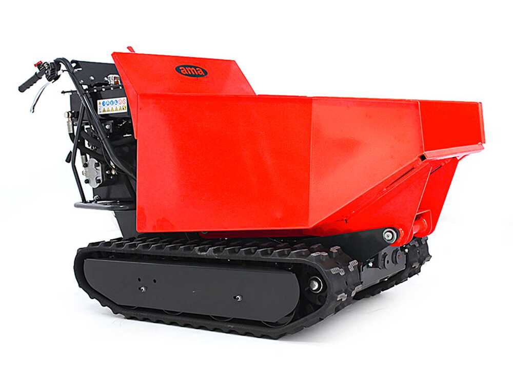 Raupendumper AMA TAG500TD – Hydraulische Kippmulde – Tragfähigkeit 500Kg – Bild 4