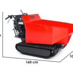 Raupendumper AMA TAG500TD – Hydraulische Kippmulde – Tragfähigkeit 500Kg