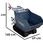 Raupendumper BlackStone TB 3250 D – manuelle Dumper Mulde – maximale Tragfähigkeit 320 kg