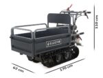 Raupendumper Blackstone TB 3250 E mit ausziehbarer Mulde – Tragfähigkeit 320Kg