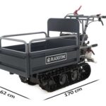 Raupendumper Blackstone TB 3250 E mit ausziehbarer Mulde – Tragfähigkeit 320Kg