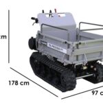 Raupendumper Blackstone TB-PRO 5500 FT – Kippbare, ausziehbare Mulde 500 Kg