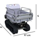 Raupendumper Blackstone TB-PRO 5500 FT-Lift – Mulde mit Scherenhubmechanismus