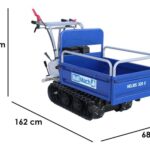 Raupendumper BullMach Helios 320 E – manuell ausziehbare Mulde 320Kg