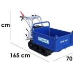 Raupendumper BullMach Helios 320F mit aufklappbaren Seitenwänden – Tragfähigkeit 320 Kg
