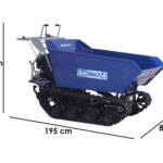 Raupendumper BullMach Helios 500 D – Hydraulische Dumper Mulde 500Kg