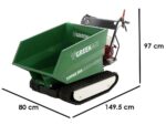 Raupendumper Dumper GreenBay Tipper 500 – Hondamotor GX200