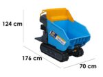Raupendumper EuroMech EM500L-Dump – hydraulisch Dumper Mulde 500 kg