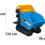 Raupendumper EuroMech EM500L-Dump – hydraulisch Dumper Mulde 500 kg