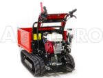 Raupendumper GINKO TR 660 ausziehbare Bordwände, hydraulisches Kippen, Motor Honda GX 200 – Bild 4