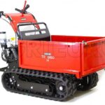 Raupendumper GINKO TR 660 ausziehbare Bordwände, hydraulisches Kippen, Motor Honda GX 200