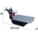 Raupendumper Honda HP 500 BX E1 – ausziehbare Kastenmulde – Tragfähigkeit 500 kg
