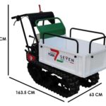Raupendumper Seven Italy T300 GX – ausdehnbare Mulde – Tragfähigkeit 300 kg