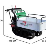 Raupendumper Seven Italy T500H GX-E – ausziehbare Mulde – Tragfähigkeit 500 kg