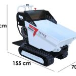 Raupendumper Seven Italy TH500 KM178-E – Hydraulische Dumper Mulde 500 kg