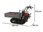 Raupendumper Wortex SFH 300 – Ausziehbarer Kasten – Tragfähigkeit 300 kg