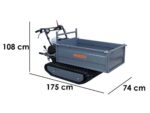 Raupendumper Wortex SFH 500 – Ausziehbarer Kasten – Tragfähigkeit 500 kg