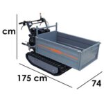 Raupendumper Wortex SFL 500-E – Mulde 500 kg – Elektrostarter
