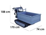 Raupendumper Wortex SFL 500-HS – ausziehbarer Kasten – Tragfähigkeit 500 kg
