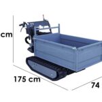 Raupendumper Wortex SFL 500-HS – ausziehbarer Kasten – Tragfähigkeit 500 kg