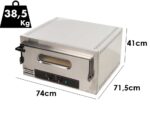 Resto Italia KUBE 1 – Elektro-Pizzaofen – 3200 W
