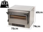 Resto Italia KUBE 1 H – Elektro-Pizzaofen – 2 Ebenen