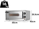 Resto Italia Small G – Elektro-Pizzaofen – 1600 W