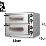 Resto Italia Small G2 – Elektrischer Pizzaofen – Doppelkammer