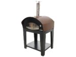 Rossofuoco Benni – Holzbackofen für den Außenbereich mit Wagen – braun – Bild 2