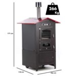 Rossofuoco Eco 80 – Holzbackofen für den Außenbereich